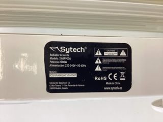 radiador aceite sytech energio 2000