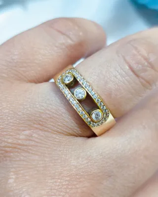 Anillo Oro Amarillo 18k Talla 16/56
