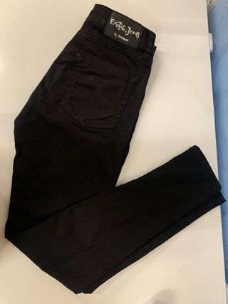 Pantalón Desigual Talla 34 Negro