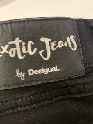 Pantalón Desigual Talla 34 Negro