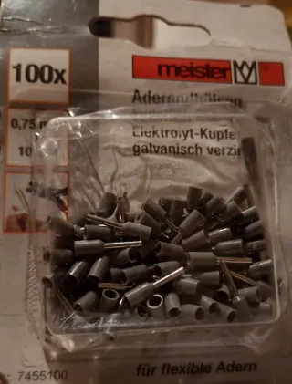 100x Terminales Eléctricos Meister