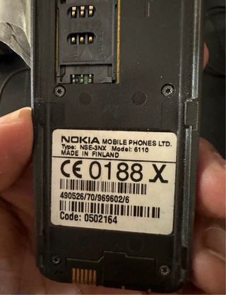 Teléfono Móvil Nokia Rosa y Negro