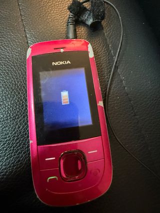 Teléfono Móvil Nokia Rosa y Negro