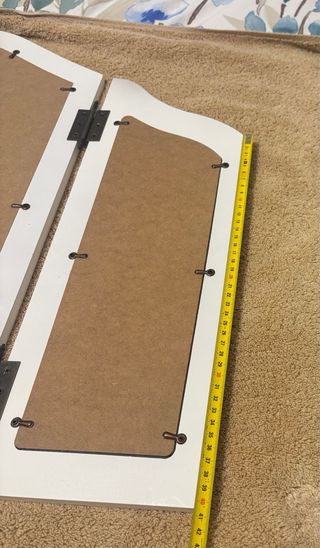 Espejo Tocador Triple Madera y Cristal