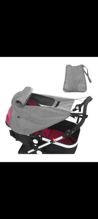 Parasol Carrito Bebé Gris