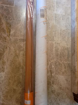 Estor enrollable semitransparente naranja