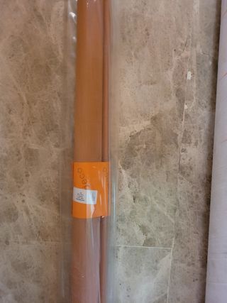 Estor enrollable semitransparente naranja