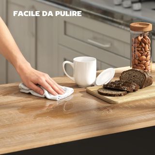 Mesa Bar Con 3 Estantes, Barra Bar Ahorra Espacio Con Patas Antideslizantes, Isla Cocina Con Estante, Industrial, para Cocina Comedor, 113X60X90 Cm, Negro Y Color Madera