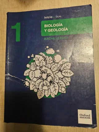 Libro biología y geología bachillerato