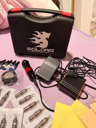 Set Máquina Tatuaje Profesional SOLONG
