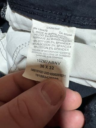 Pantaloni cargo Wrangler blu