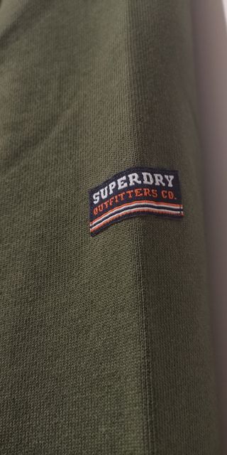 Sudadera Superdry Cremallera Verde Militar XXL
