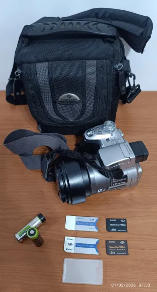 Sony Cyber-shot DSC-H1 Pack completo