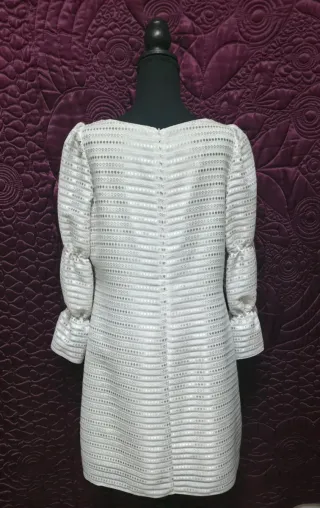 Vestido Joya K-KOU Madrid (Blanco/Plata)