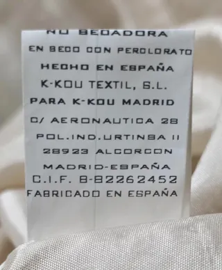 Vestido Joya K-KOU Madrid (Blanco/Plata)