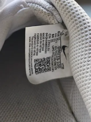 Nike Court Vision Alta LTR Pele Branco Total