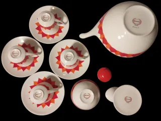 JUEGO DE CAFÉ VINTAGE BIDASOA AÑOS 70