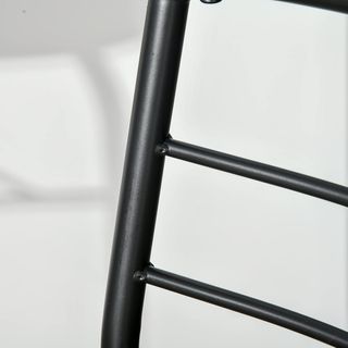 Conjunto Mesa Moderna Con 2 Sillas para Comedor, Conjunto de 3 Piezas Muebles Ahorra Espacio para Cocina, Balcón, Restaurante o Bar, Marrón y Negro