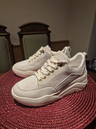 Zapatillas deportivas ante beige/blanco