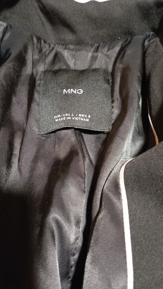 Traje de pantalón negro mujer talla 40