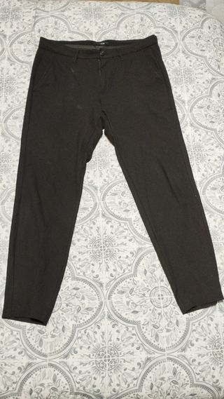 Traje de pantalón negro mujer talla 40