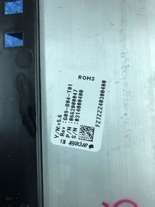 Placa de inducción Beko desmontada para piezas