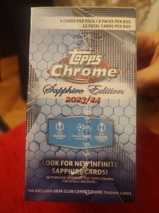 Caja Topps Chrome Sapphire 2023/24 Sellada
