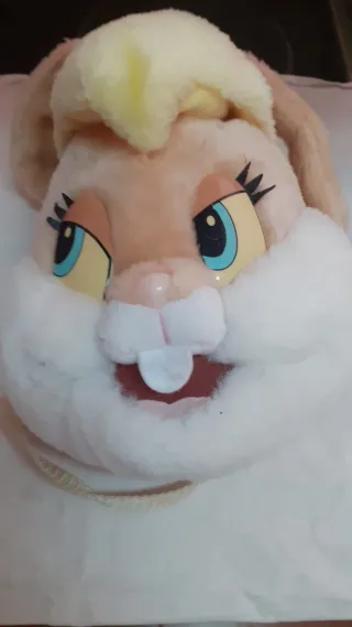 Peluche Coneja Rosa con Correa