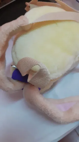 Peluche Coneja Rosa con Correa