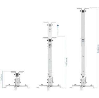 Soporte Techo Proyector TooQ PJ2012T-W