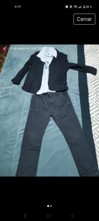 Abito giacca e pantaloni per bambino