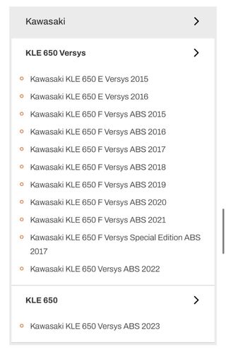 Amortiguador YSS Kawasaki Versys 650