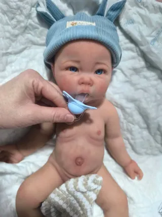 Bebé Reborn in Silicone 43 cm