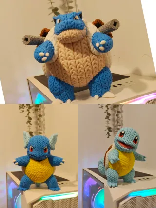 Set Evoluzione: Squirtle, Wartortle e Blastoise
