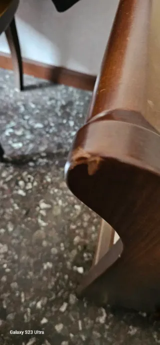 Divano 2 posti in tessuto e legno