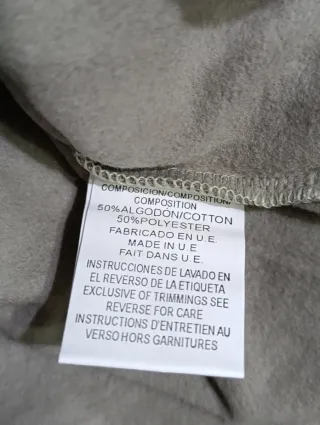 Sudadera Paredes Media Cremallera Talla M