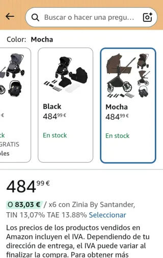 Passeggino per Bambini LIONELO MIKA PLUS 3in1