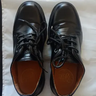 Scarpe uomo stringate "Rifle Jeans" nere