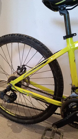 Bicicleta infantil con amortiguador