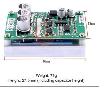 Controlador Motor Brushless 500W DC12-36V