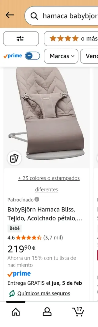 Amaca BabyBjörn Bliss