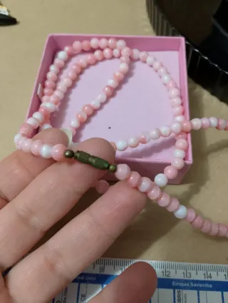 Collana simil corallo rosa