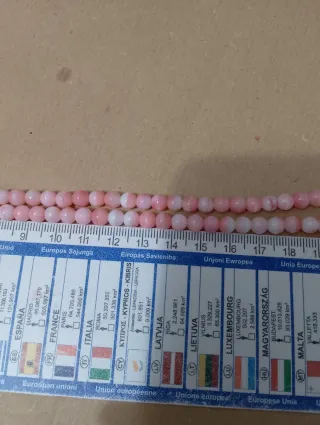 Collana simil corallo rosa