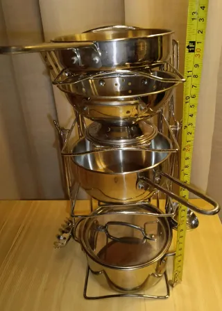 Set Cucina in Acciaio Inox di Melissa & Doug