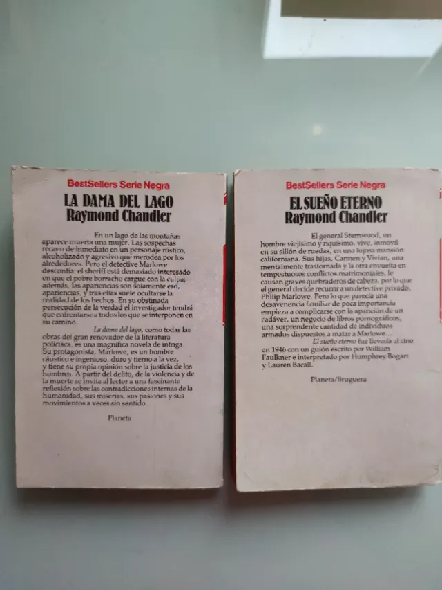 La dama del lago +El sueño eterno, Raymond Chadler
