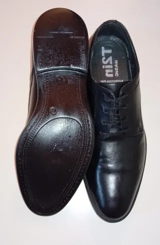 Zapatos de piel T2in negros