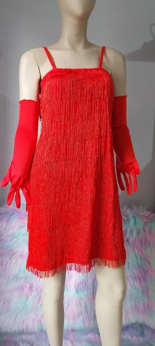 Disfraz Charleston Rojo