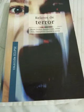 Libro relatos de terror,Bram Stroker,Allan poe etc