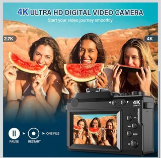 Macchina Fotografica Digitale 4K 64MP 18X Zoom