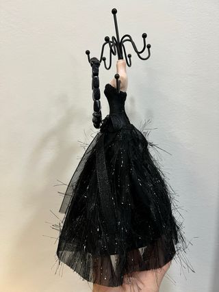 Espositore gioielli manichino nero